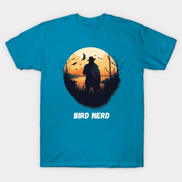 Bird Nerd - Bird Watching T-Shirt by HEXKING